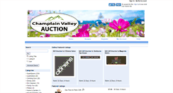 Desktop Screenshot of champlainvalleyauction.com