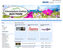 Tablet Screenshot of champlainvalleyauction.com